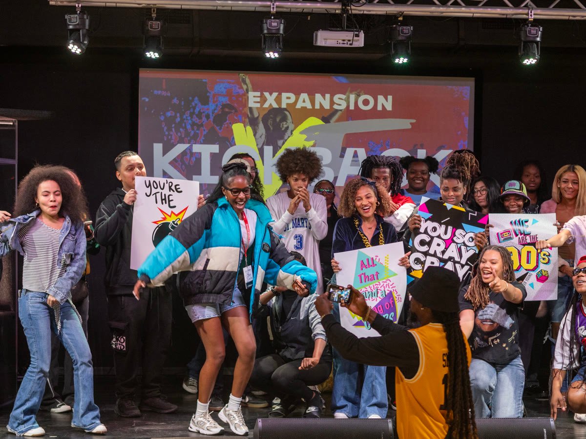 Young Followers celebrating together on stage